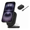 Third Party Cables, Chargers and Adapters - Belkin BoostCharge 2-in-1 Magnetic Wireless Foldable Charger with Qi2 15W-Black | Wholesale IT Computer Hadware