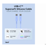 USB Type-C / 3.1 Cables - 3Sixt SPLASH by 3sixT USB-C to USB-C Cable 1.5m 60W Baby Blue | Wholesale IT Computer Hadware