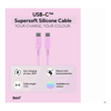 USB Type-C / 3.1 Cables - 3Sixt SPLASH by 3sixT USB-C to USB-C Cable 1.5m 60W Candy Pink | Wholesale IT Computer Hadware