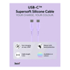 3Sixt USB Type-C / 3.1 Cables - 3Sixt SPLASH by 3sixT USB-C to USB-C Cable 1.5m 60W Lilac | Wholesale IT Computer Hadware