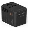 Choetech Other Accessories - Choetech PD6045 GaN Tech 2C+2A 45W Travel Adapter with US EU UK AU Plugs Black | Wholesale IT Computer Hadware