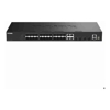 Gigabit Network Switches - D-Link 28-Port Gigabit Smart Managed Stackable Switch with 24 SFP ports and 4 SFP+ | Wholesale IT Computer Hadware