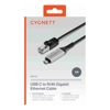 USB Type-C / 3.1 Cables - Cygnett Unite USB-C (USB 3.2) To Ethernet Cable Gigabit (CAT 6) ( 5m) | Wholesale IT Computer Hadware