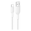 USB 3.0 Cables - Belkin BoostCharge Pro Braided USB-A to USB-C Cable 15W 2M White | Wholesale IT Computer Hadware
