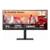 LG - LG 34" (21:9) WQHD CURVED IPS HDMI(2) DP USB-C 90W LAN KVM H/ADJ VESA 3YR | Wholesale IT Computer Hadware
