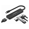 USB 3.0 Cables - Simplecom CHT550 USB-C 5-in-1 Multiport Docking Station with USB Hub PD HDMI 2.0 | Wholesale IT Computer Hadware