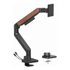 Brackets & Mounting - Brateck LDT81N-C012UC Fusion Heavy-Duty Gas Spring Monitor Arm with USB-A/USB-C Ports | Wholesale IT Computer Hadware