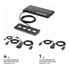 KVM Cables - Belkin Cybersecurity and Secure KVM 4-Port Dual Head DP Modular Secure KVM Switch PP4.0 | Wholesale IT Computer Hadware