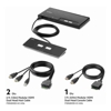 KVM Cables - Belkin Cybersecurity and Secure KVM 2-Port Dual Head HDMI Modular Secure KVM Switch | Wholesale IT Computer Hadware