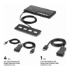 KVM Cables - Belkin Cybersecurity and Secure KVM 4-Port Single Head DP Modular Secure KVM Switch | Wholesale IT Computer Hadware