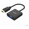 Unitek Brackets & Mounting - Unitek HDMI to VGA Adapter with 3.5mm for Stereo Audio Black | Wholesale IT Computer Hadware
