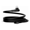 Cygnett Third Party Cables, Chargers and Adapters - Cygnett DriveSync Right Angled Silicone Lightning to USB-C Cable (0.7M) (CY5668CCACB) | Wholesale IT Computer Hadware