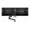 Brackets & Mounting - Atdec AWM Single Arm Dual Rail up to 2x 27 inch wide screens <16kg F Clamp Black | Wholesale IT Computer Hadware