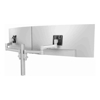 Atdec - Atdec AWMS-2-5940 Dual Extended-Reach Arms on Post C-Clamp Silver | Wholesale IT Computer Hadware