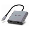 Unitek Projector Accessories - Unitek USB-C to Dual HDMI 4K Adapter | Wholesale IT Computer Hadware