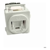 Cable Management & Installation - 4Cabling RJ45 Keystone to Australian Style Bezel |10 Pack White | Wholesale IT Computer Hadware
