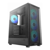 Deepcool - Deepcool CC550 4F High Airflow Mid Tower ATX Case 4 Pre-Installed Fans USB3.0 x1USB2.0 | Wholesale IT Computer Hadware