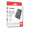 External SSDs - Verbatim 32025 Store'n'Go Mini Diamond SSD USB-C 1TB USB 3.2 Gen 2 1000MB/s Read/Write | Wholesale IT Computer Hadware