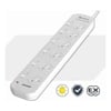 Generic Powerboards - Sansai 6 Way Powerboard 6 Outlet 10A 240V Individually Switched 3 extra spaced sockets | Wholesale IT Computer Hadware