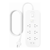 Belkin Powerboards - Belkin SurgePro 6-Outlet Surge Protector With Dual USB-C (30W) White(SRB006AU2M) 2M | Wholesale IT Computer Hadware