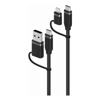 Apple Compatible Cables - ALOGIC 4-in-1 100W Silicone Flexible Universal Charging Cable 1.5m USB-C USB-A and | Wholesale IT Computer Hadware