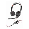 Headsets - HP POLY BLACKWIRE 5220 STEREO USB -C HEADSET 3.5MM PLUG USB-C/ A ADAPTER | Wholesale IT Computer Hadware