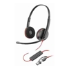 Headsets - HP POLY BLACKWIRE 3220 STEREO USB -C HEADSET USB-C/A ADAPTER | Wholesale IT Computer Hadware