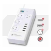 Generic Powerboards - Sansai 4 Outlet 3xUSB-A  1xUSB-C Powerboard Master On/Off switch Surge and overload | Wholesale IT Computer Hadware