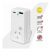 Generic Powerboards - Sansai USB C + A 2xUSB charging Outlets Power Adaptor 240V 10A Power status indicator | Wholesale IT Computer Hadware