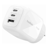 Home & Wall Chargers - Belkin BoostCharge Pro 70W 3-Port GaN Wall Charger White (WCH018AUWH) Compact  Powerful | Wholesale IT Computer Hadware