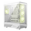 New Products - MSI MAG PANO 130R PZ WHITE Mid Tower ATX Gaming Case Tempered Glass Drive Bays: 3x2.5" | Wholesale IT Computer Hadware