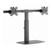 Brackets & Mounting - Brateck Dual Free Standing Screen Pneumatic Vertical Lift Monitor Stand Fit Most | Wholesale IT Computer Hadware