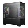 Deepcool Computer / PC Cases - Deepcool CG380 3F Panoramic Dual Tempered Glass Micro ATX Case 3 Pre-installed PWM ARGB | Wholesale IT Computer Hadware