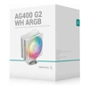 Deepcool - Deepcool AG400 ARGB G2 WH Superior Performance 4 Heatpipe Single Tower CPU Cooler | Wholesale IT Computer Hadware