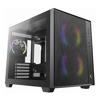 Deepcool Computer / PC Cases - Deepcool CG330 MESH 3F High Airflow Dual Chamber Micro ATX Case 3 Pre-Installed Fans  | Wholesale IT Computer Hadware