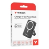 Verbatim Power Banks - Verbatim Power Bank Magnetic Wireless 10000mAh with Stand Black | Wholesale IT Computer Hadware